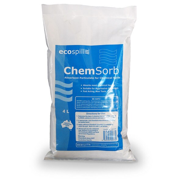 CS4 ChemSorb 4L Chemical Absorbent Powder | zeolite | Ecospill Spill Kits | Chemical spills | Spill clean up | brisbane | sydney | melbourne | perth | leading chemical absorbent